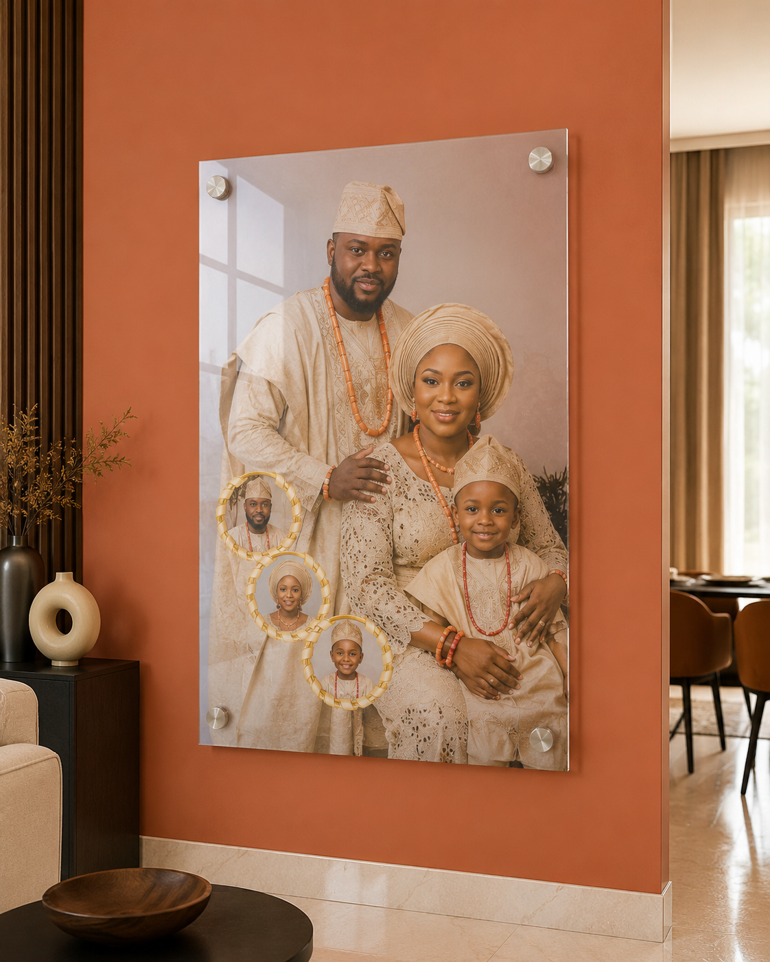24 by 36 Acrylic Crystal Frame