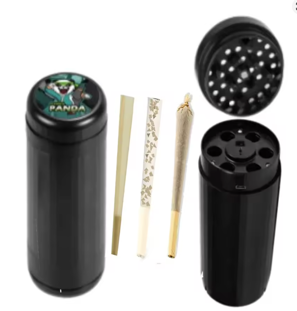 3-in-1 Rechargeable Crusher - Portable Aluminium Spice Crusher with Storage