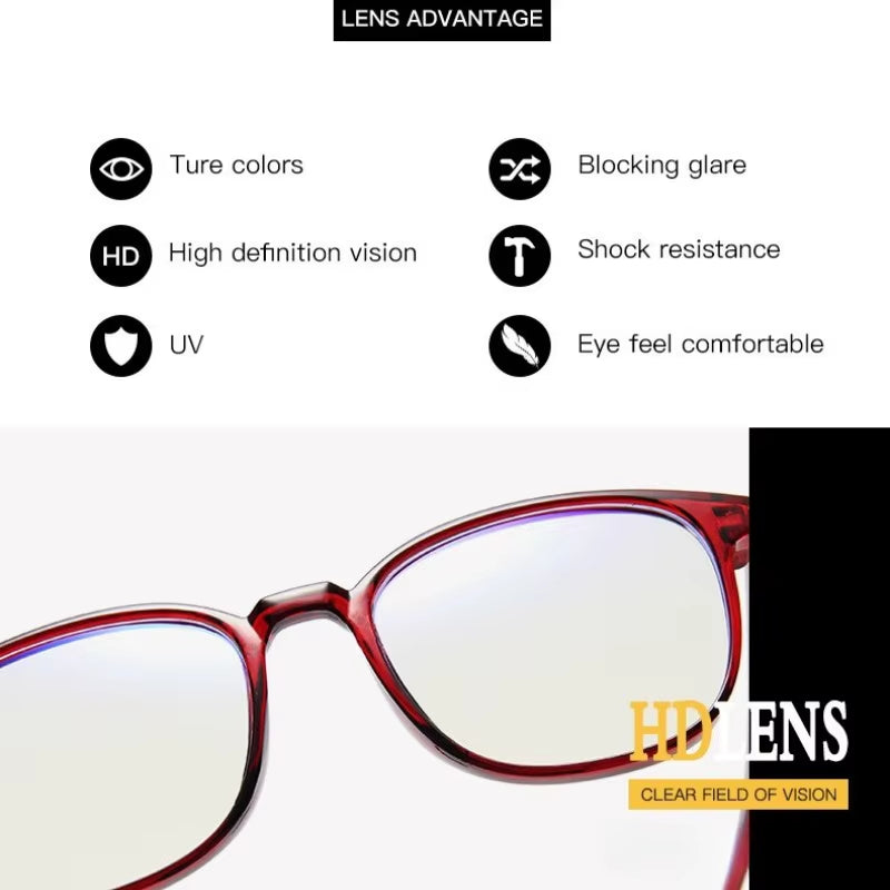 Transparent Square Computer Glasses Frame anti Blue Light Eyewear Blocking Glasses Woman Men Optical Spectacle Eyeglass Очки