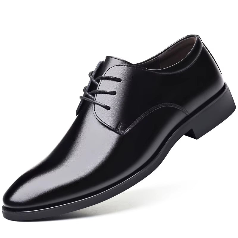 Men'S New Business Leather Shoes Soft Soled Work Footwear Outdoor Non Slip Formal Shoes Fashion Casual Male Shoes Zapatos Homme