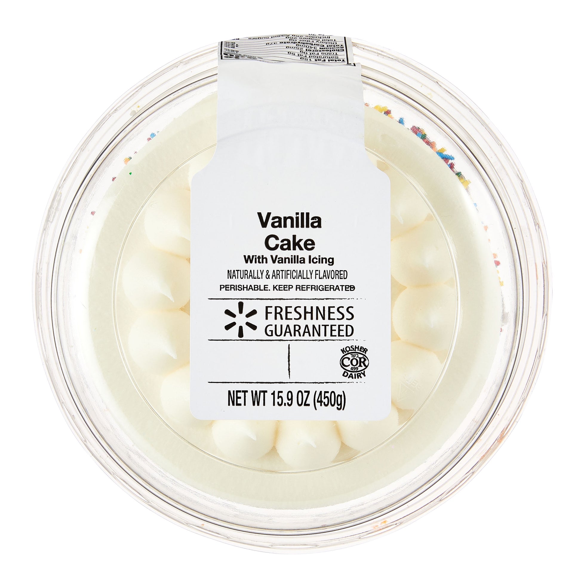 5" Vanilla Cake with Vanilla Icing, 15.9 Oz, Refrigerated, Regular image 3