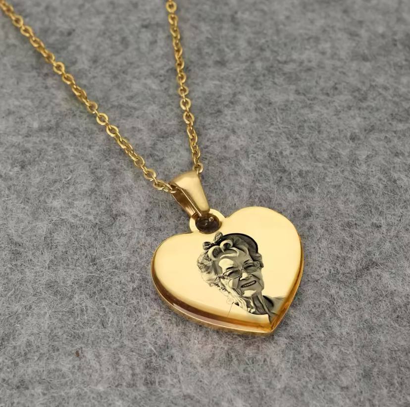 Customized Picture Necklace Personalized for Women,Custom Photo Love Heart Projection Pendant,Customized Valentine's Day gift,gifts for mom image 3