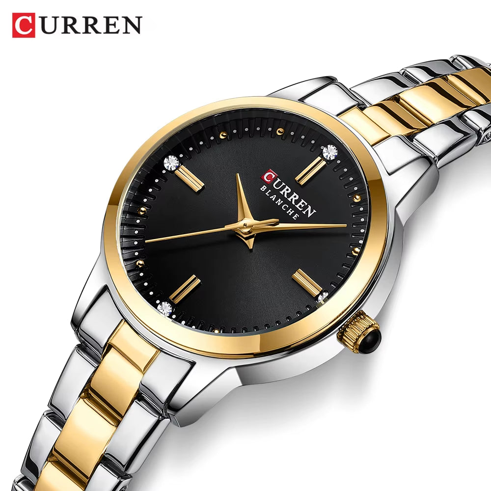 Women'S Watches Fashion Original Quartz Wrist Watch for Ladies Roman Dial Dazzling Diamond Waterproof Luminous Luxury New
