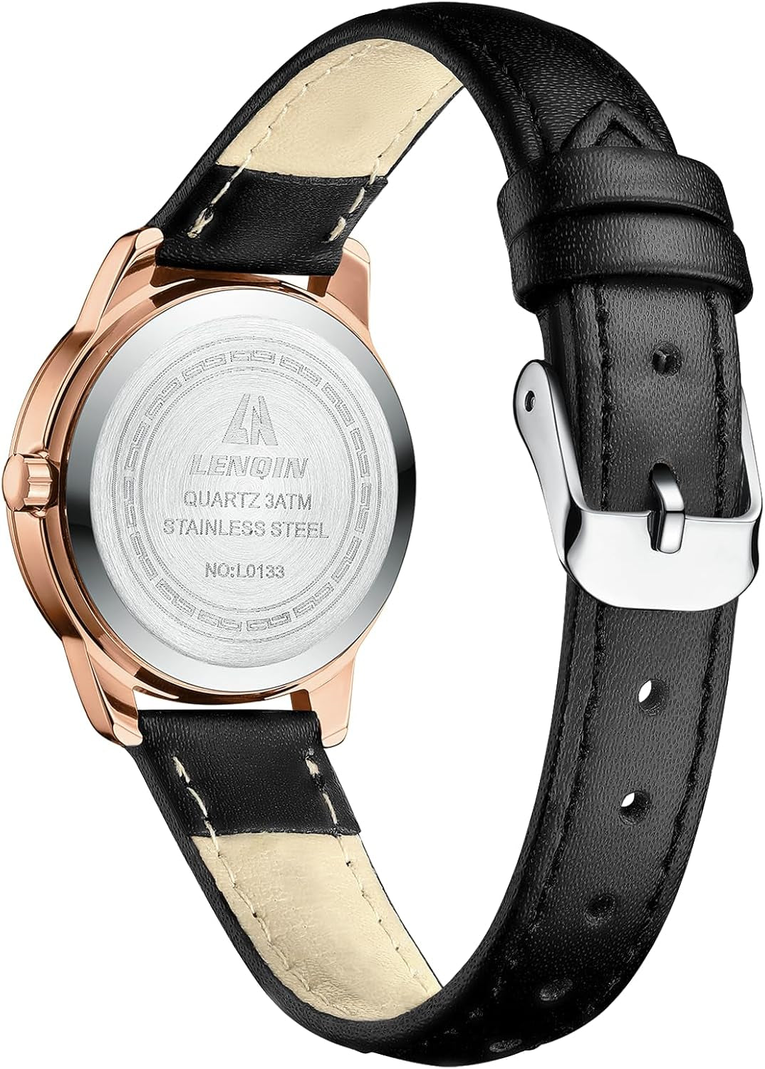 Womens Watch Analog Quartz Waterproof Ladies Watches for Women Easy Read Women'S Wrist Watches with Leather Strap Luminous Dial