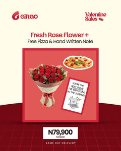 Premuim package - Fresh flower, Pizza and Free Note ( Same Day Delivery Usa & Canada )