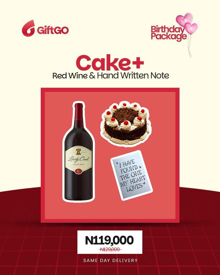 Sip & Smile - Wine , Cake and Free Note image 0