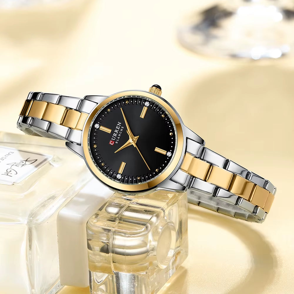 Women'S Watches Fashion Original Quartz Wrist Watch for Ladies Roman Dial Dazzling Diamond Waterproof Luminous Luxury New