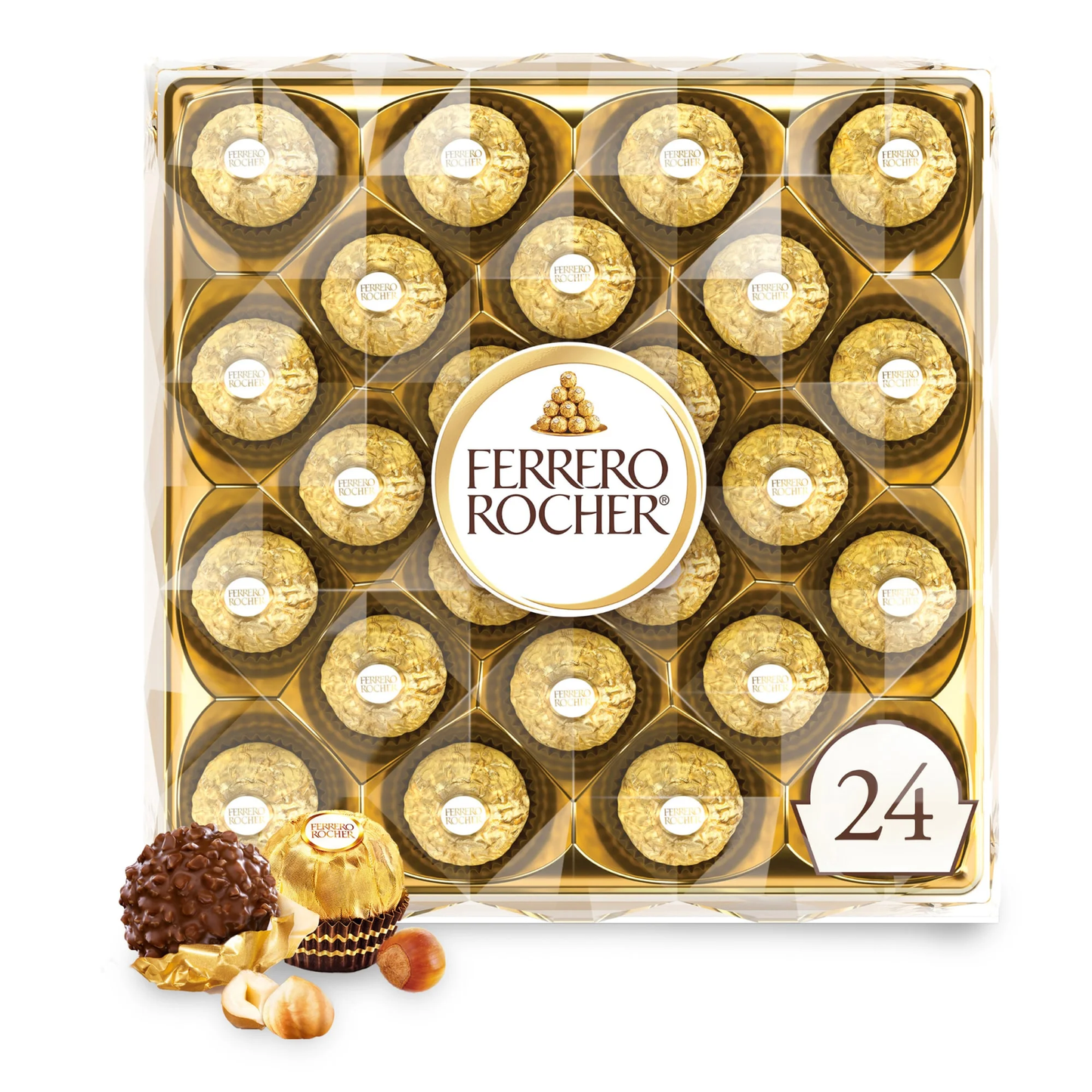 , Premium Gourmet Milk Chocolate Hazelnut, Great Easter Gift, 24 Count image 0
