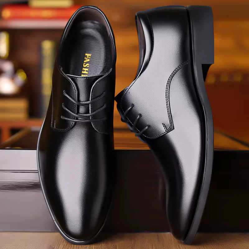 Men'S New Business Leather Shoes Soft Soled Work Footwear Outdoor Non Slip Formal Shoes Fashion Casual Male Shoes Zapatos Homme