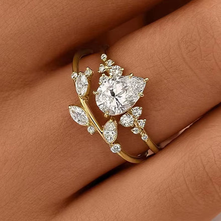 Trendy Bridal Rings( Standard Delivery )
