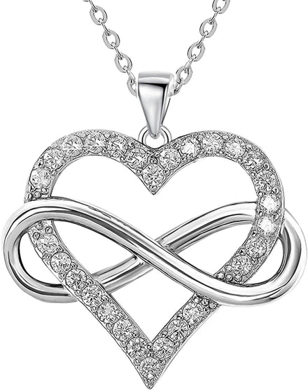 Infinity Heart Necklace for Women ( Usa Express )