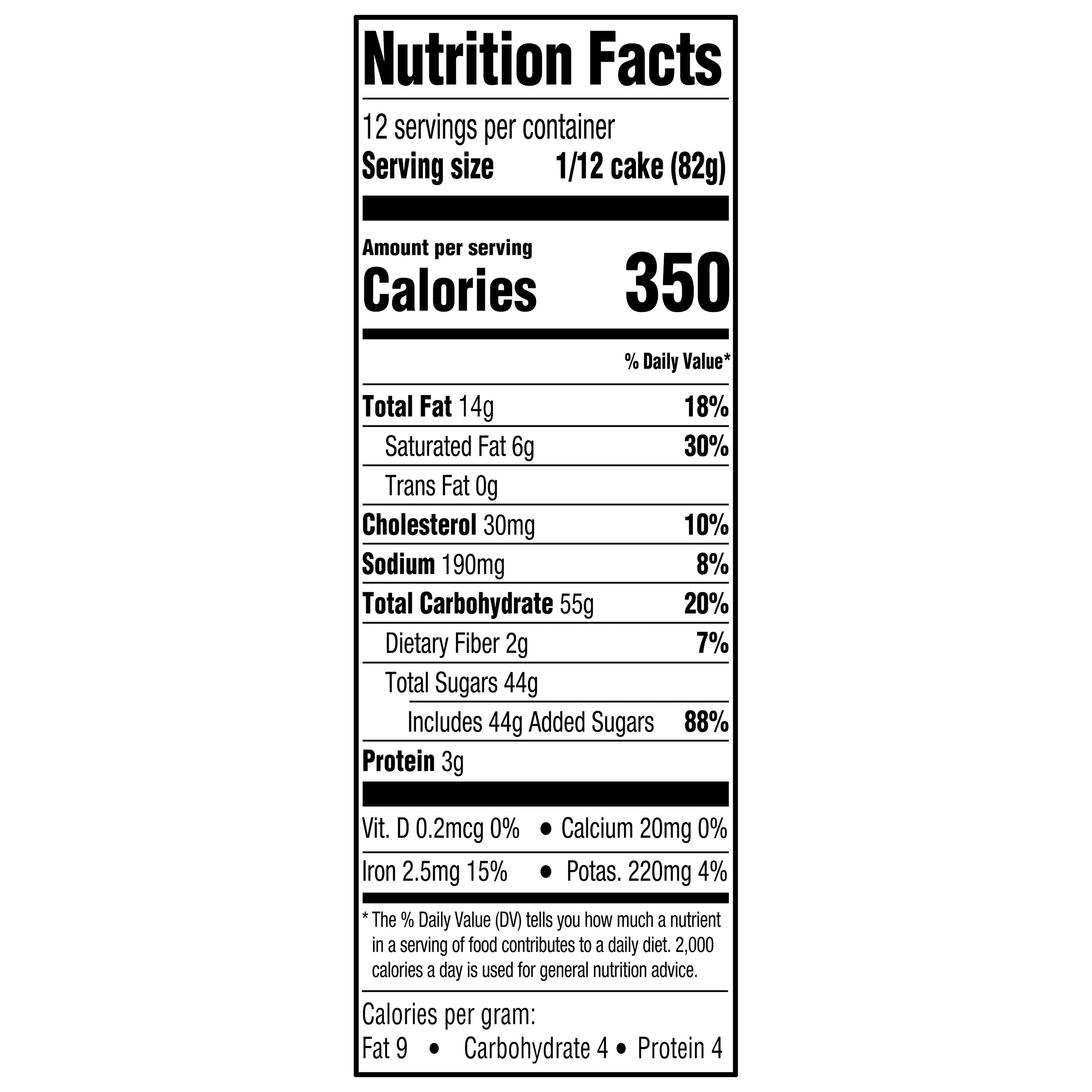 Triple Chocolate Cake, 35 Ounces, Refrigerated, Base and Dome image 3