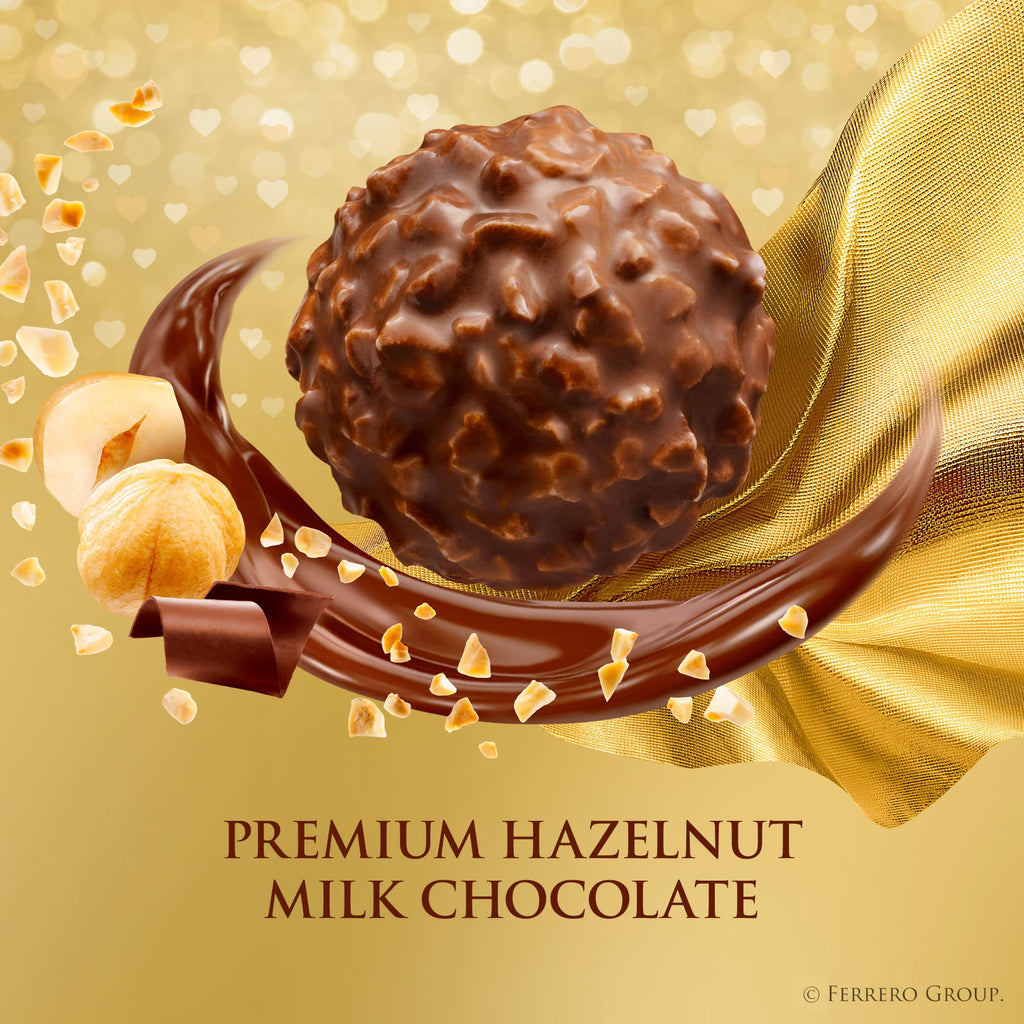 Fine Hazelnut Milk Chocolate, 12 Count, Pack of 6 Individually Wrapped Chocolate Candy Gift Boxes, 5.3 Oz image 3