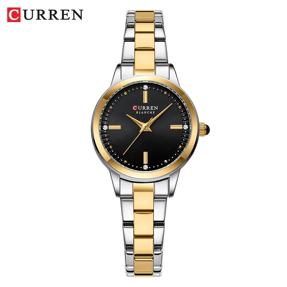 Women'S Watches Fashion Original Quartz Wrist Watch for Ladies Roman Dial Dazzling Diamond Waterproof Luminous Luxury New
