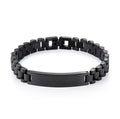 Customized Text Name Men Stainless Steel Bracelet watch band Personalized Engrave Logo Id Bracelets For Women Gift Jewelry image 3