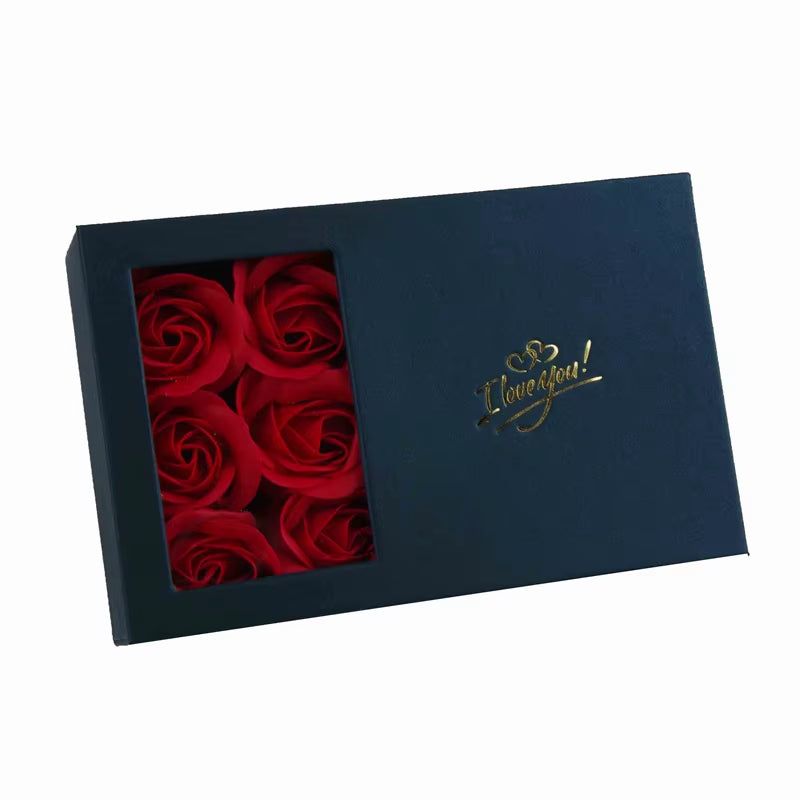 I Love You Jewelry Box Immortal Flower Jewelry Box Roses Window Gift Box Ring Earrings Pendant Necklace Box Jewelry Organizer
