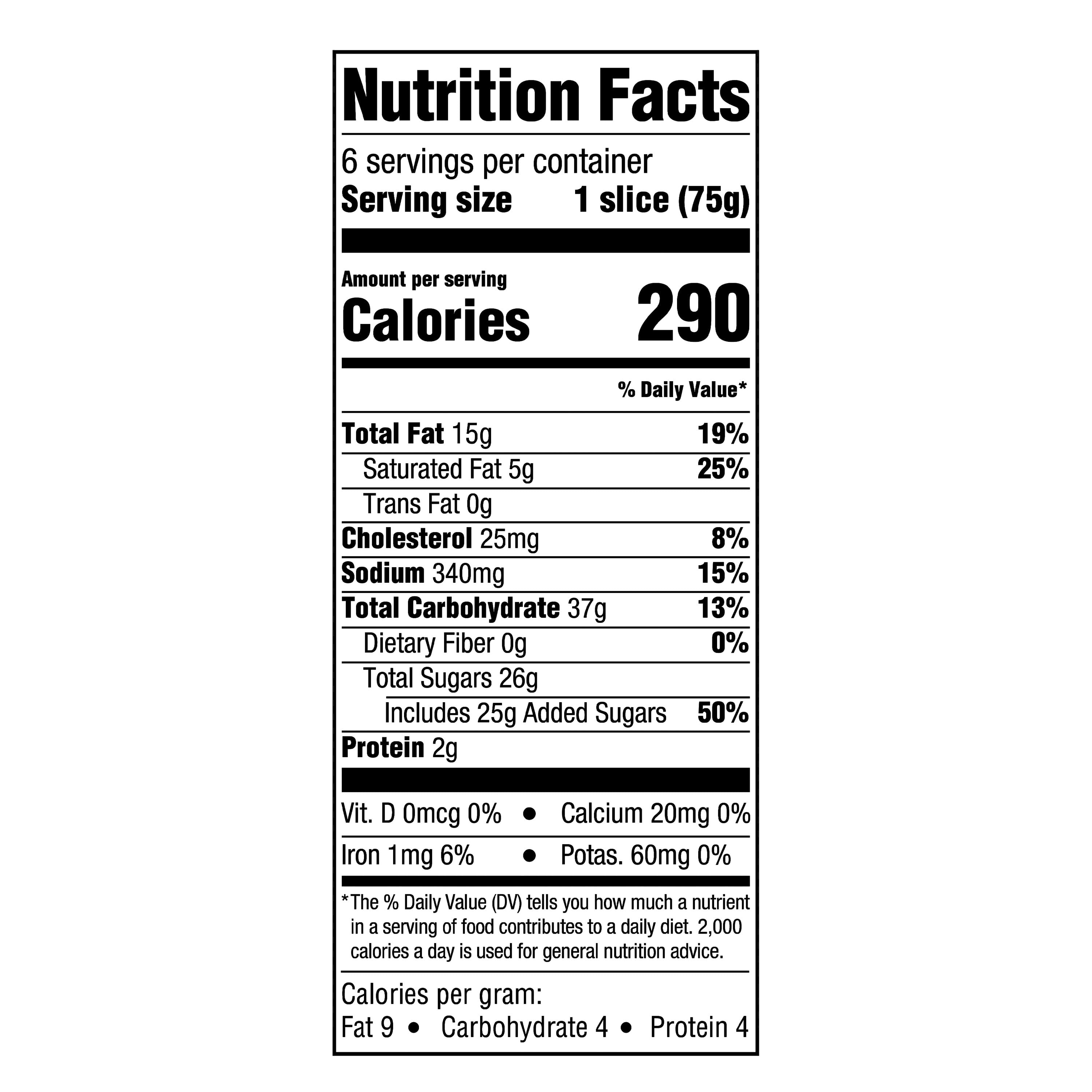 5" Vanilla Cake with Vanilla Icing, 15.9 Oz, Refrigerated, Regular image 4