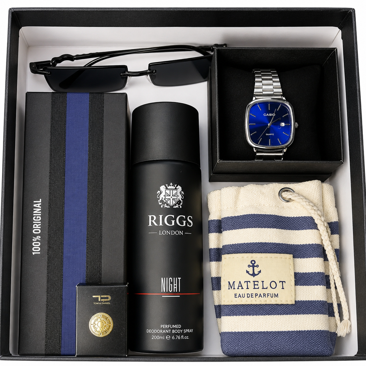 The Big Man Premium Box - Luxury Curated Gift Set for Him (Blue & Black Edition)