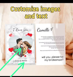 Customized Love card ( Standard Delivery )