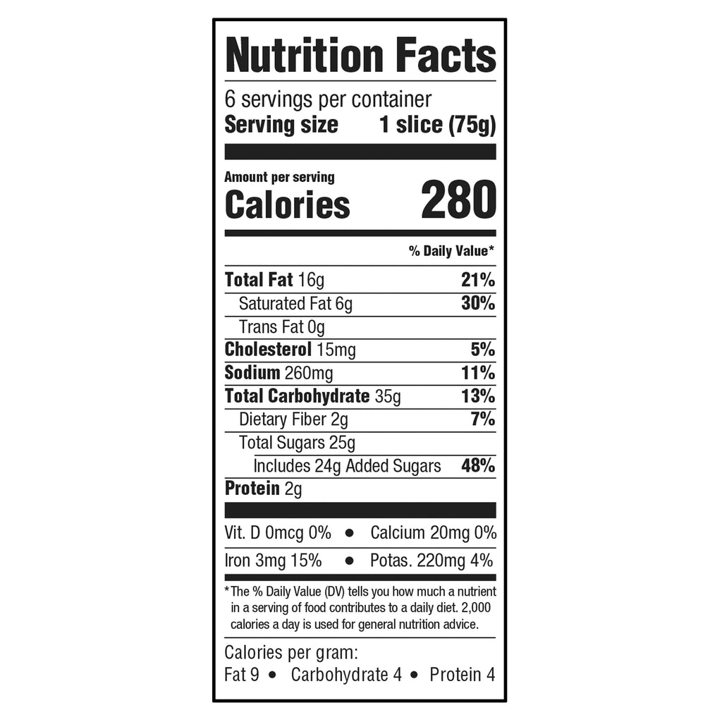 5" Chocolate Cake, 15.9 Oz, 1 Count, Regular, Cake Tray, Refrigerated image 4