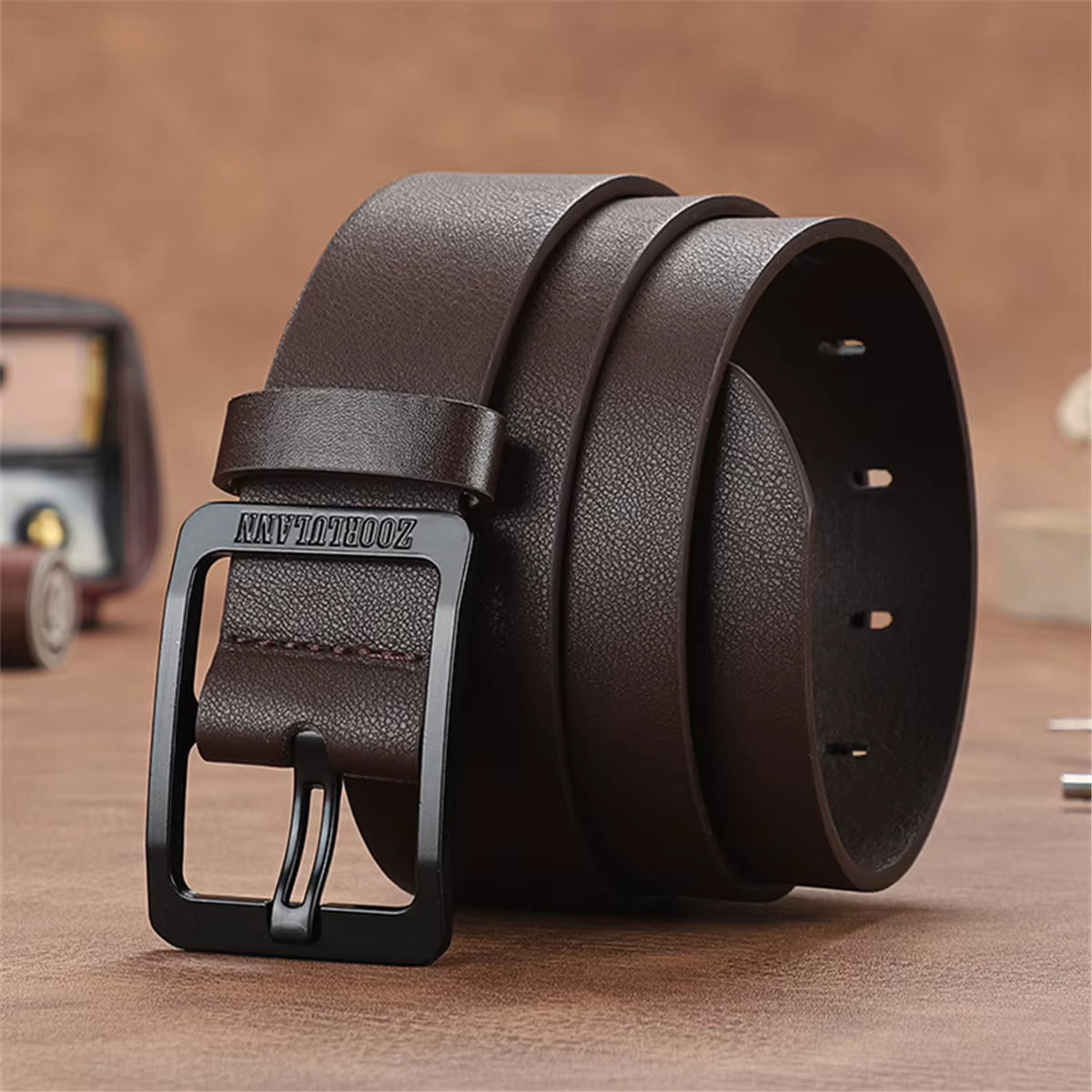 Men's 5-Piece Gift Box Set – Watch, Belt, Wallet, Hair Trimmer, Sunglasses & Keychain