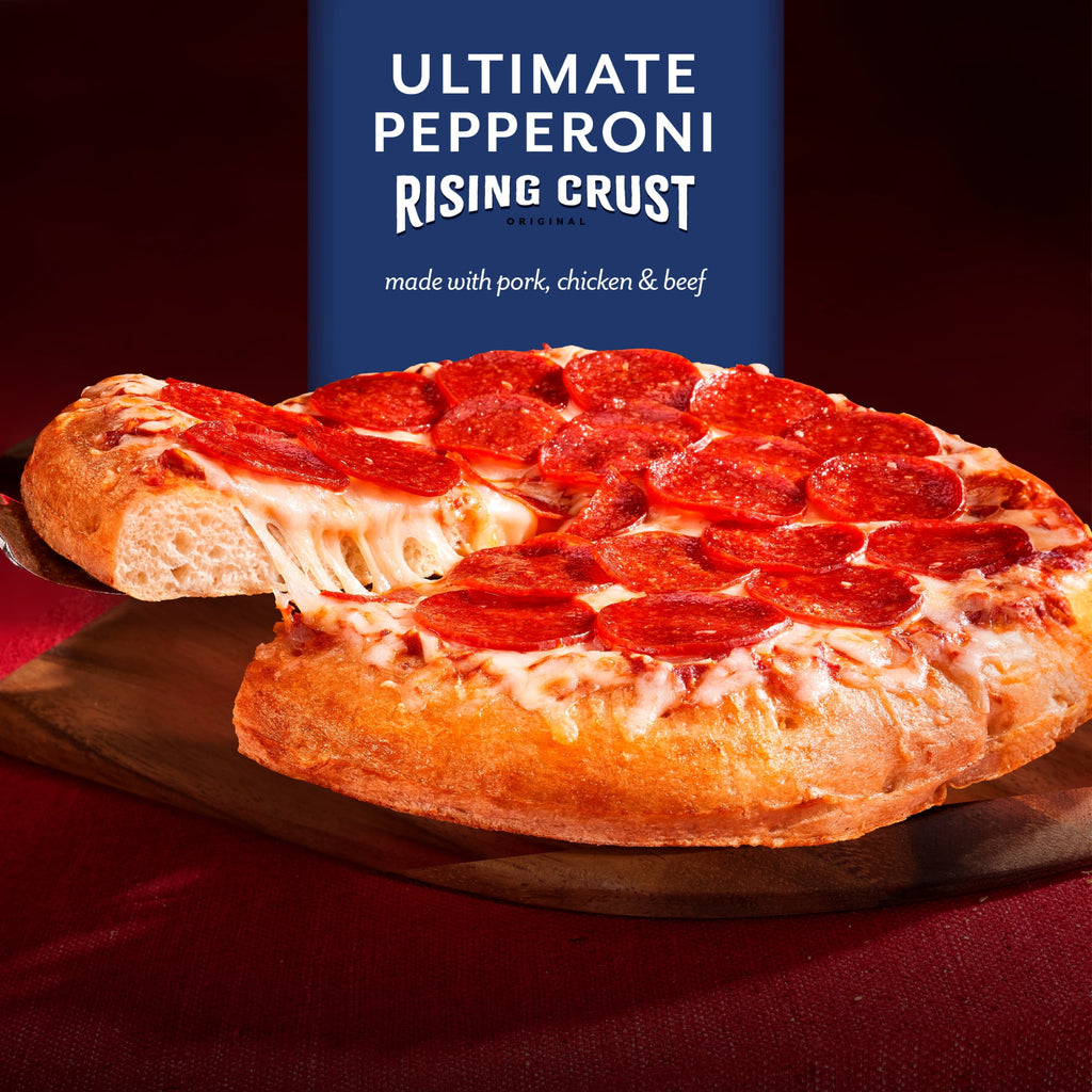 Rising Crust Pepperoni Pizza,  Free Coke image 3