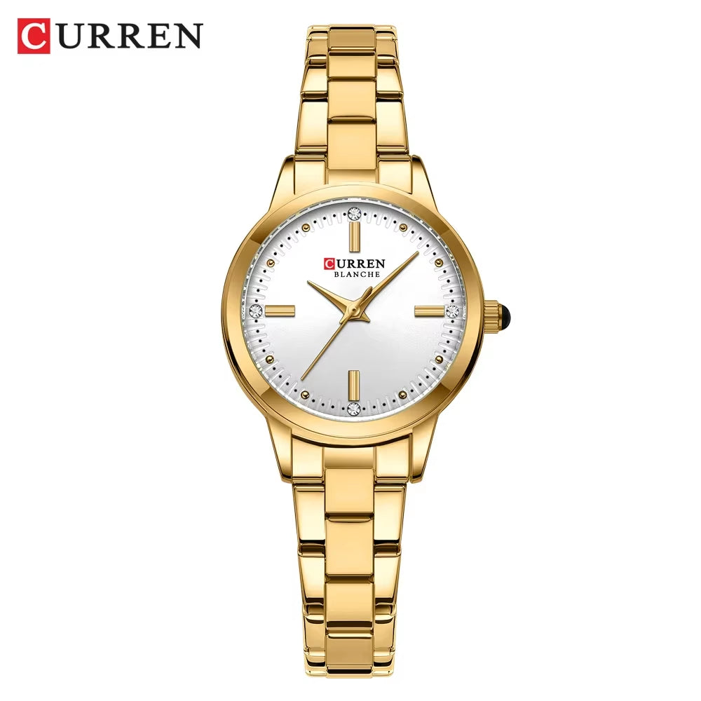 Women'S Watches Fashion Original Quartz Wrist Watch for Ladies Roman Dial Dazzling Diamond Waterproof Luminous Luxury New