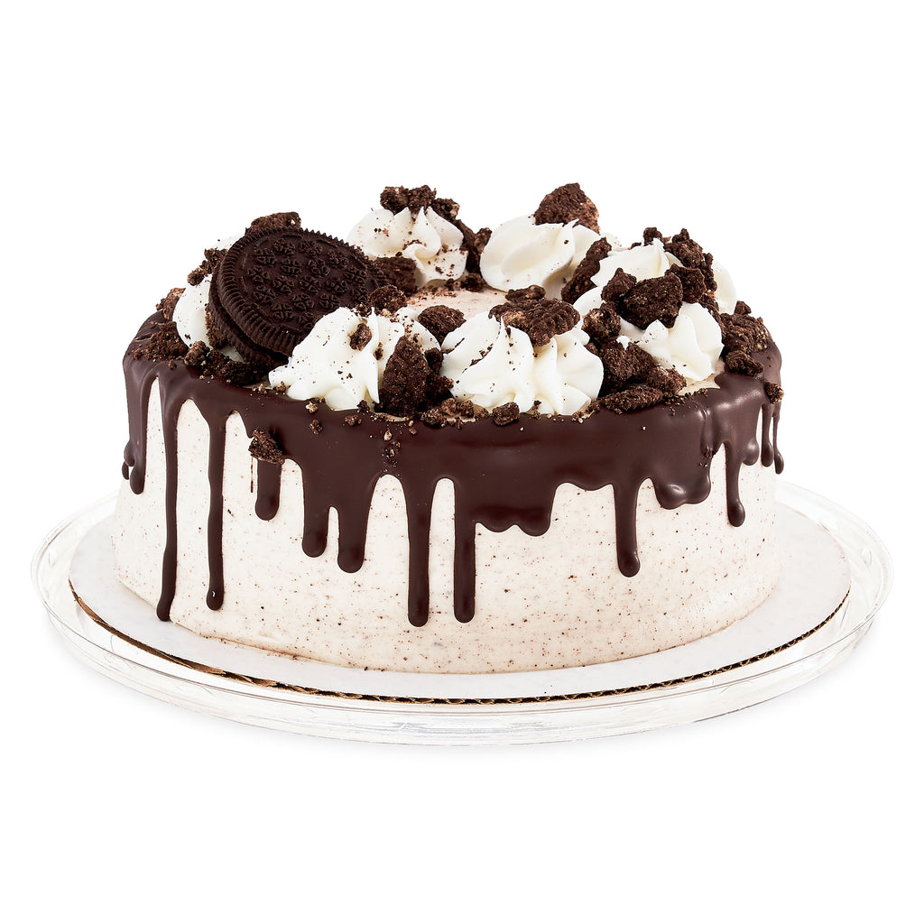 7-Inch round Cookies 'N Creme Cake, 36Oz, Regular, Tray, Refrigerate image 0