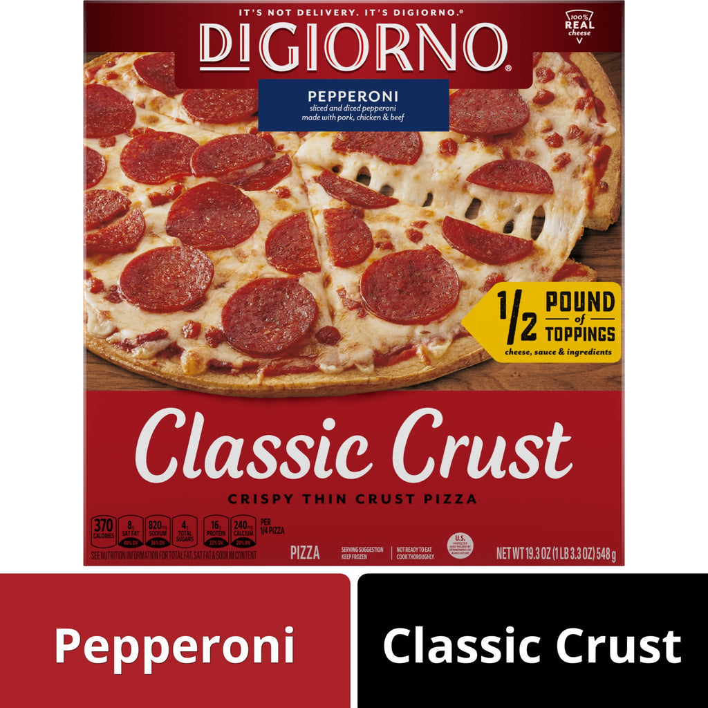 Pepperoni Classic Crust Pizza, Free Coke image 0