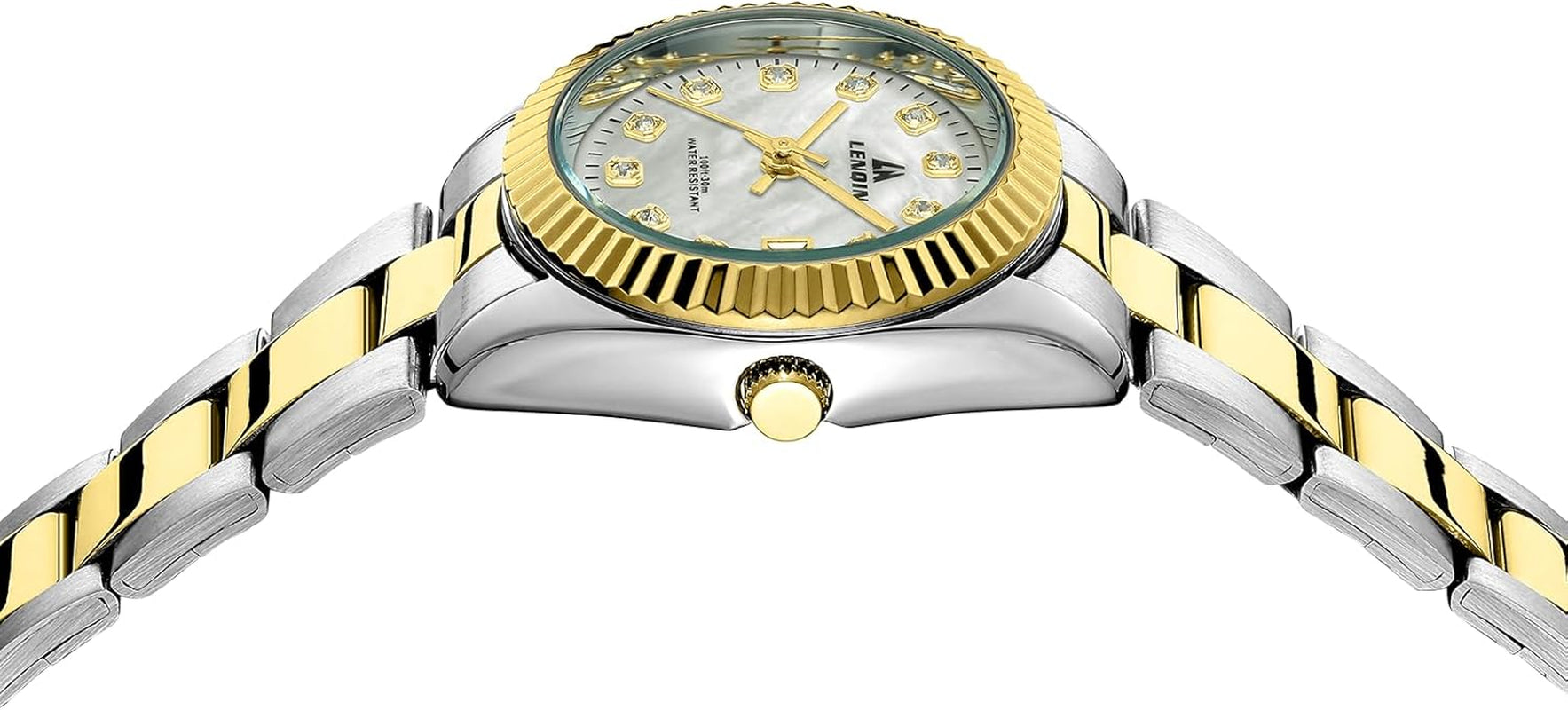 LN LNQIN Womens Watch Analog Quartz Watch for Women Waterproof Ladies Watches Easy Read Women'S Wrist Watches with Stainless Steel Band
