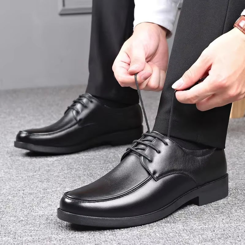 Mens Dress Shoes Men'S Formal Original Leather Italian Skin Shoes for Men Elegant Casual Business Luxury Social Male Shoe