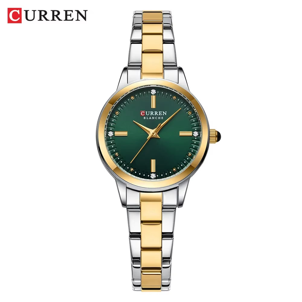 Women'S Watches Fashion Original Quartz Wrist Watch for Ladies Roman Dial Dazzling Diamond Waterproof Luminous Luxury New