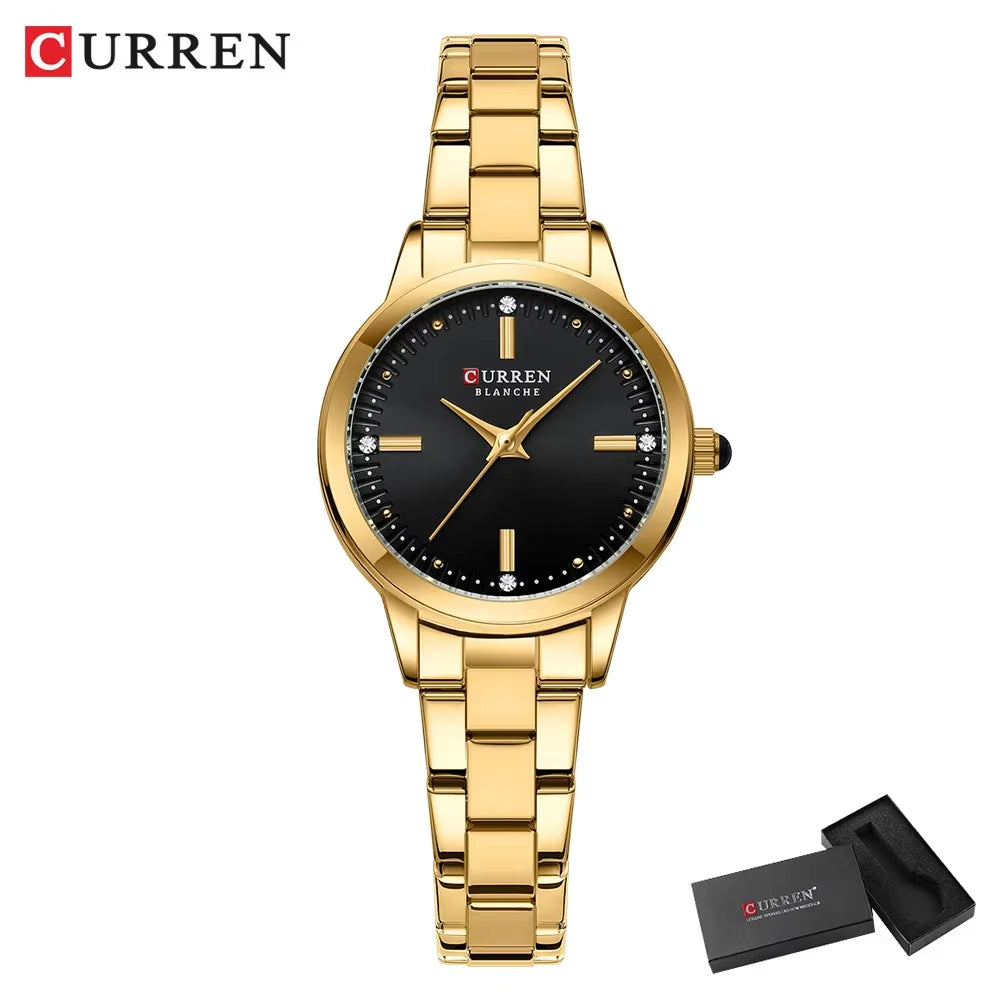 Women'S Watches Fashion Original Quartz Wrist Watch for Ladies Roman Dial Dazzling Diamond Waterproof Luminous Luxury New