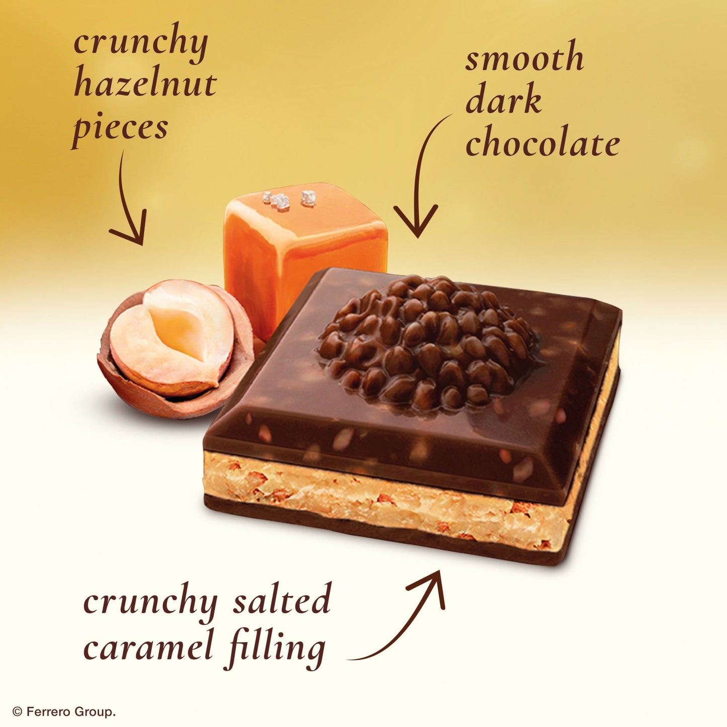 Premium Chocolate Bar, Milk Chocolate Hazelnut, ​3.1 Oz image 3