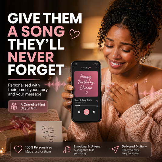 Give them a song they will never forget - personalised song gift