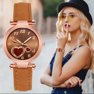 Women's Watches Brand Luxury Fashion Ladies Watch Leather Watch Women Female Quartz Wristwatches Montre Femme Relogio Feminino