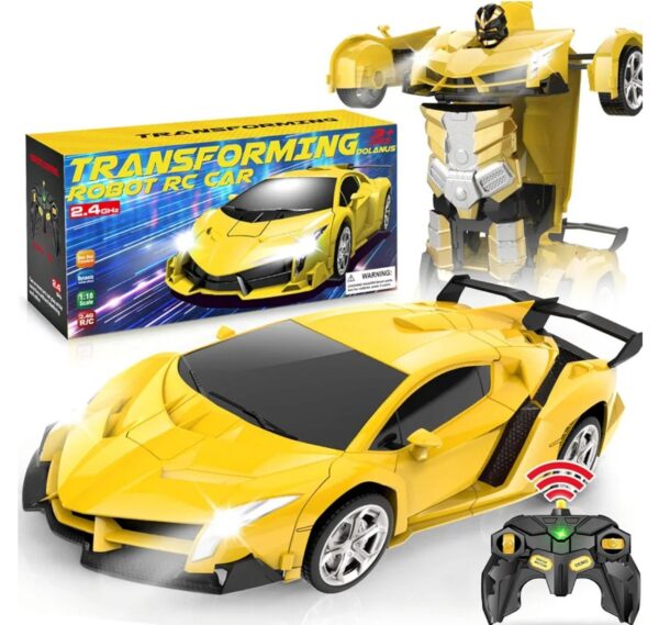 Dolanus Remote Control Car - Transform Robot RC Cars, Toys for Ages 5-7, Kids Toys, 4 Year Old Boy Toys, Toys for 3 4 5 6 7 8 10 12 Years Old Boy, Gifts for Boys Kids Toddlers Birthday