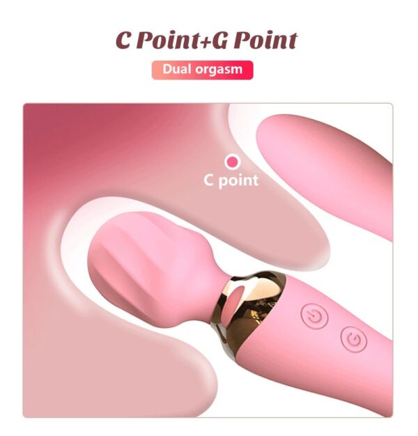 Powerful Vibrator Dildos Wand for Women 10 Modes Clitoris Stimulator G Spot Vagina Massager Female Masturbator Sex Toys