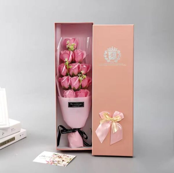 Artificial Rose Flowers Set Room Home Decoration Gift Box