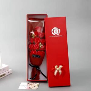 Artificial Rose Flowers Set Room Home Decoration Gift Box