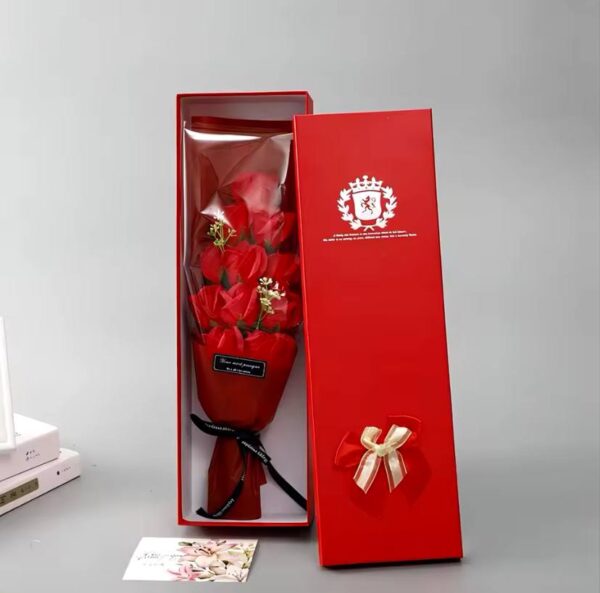 Artificial Rose Flowers Set Room Home Decoration Gift Box