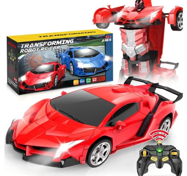 Dolanus Remote Control Car - Transform Robot RC Cars, Toys for Ages 5-7, Kids Toys, 4 Year Old Boy Toys, Toys for 3 4 5 6 7 8 10 12 Years Old Boy, Gifts for Boys Kids Toddlers Birthday