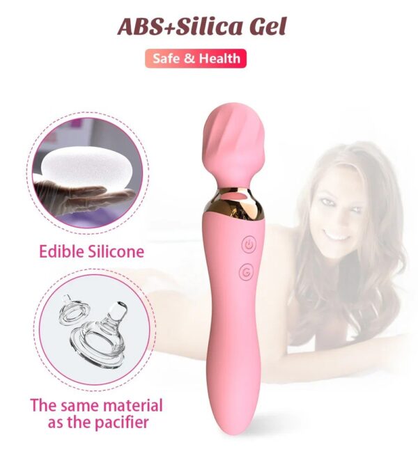 Powerful Vibrator Dildos Wand for Women 10 Modes Clitoris Stimulator G Spot Vagina Massager Female Masturbator Sex Toys