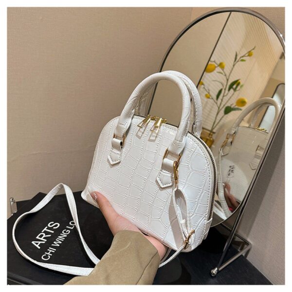 Retro Shoulder Bag Fashion Pu Leather New Women's Bag Waterproof Crocodile Pattern Versatile Crossbody Bag