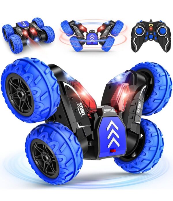 RC Stunt Cars, Remote Control Car 2.4Ghz Stunt Car with Double Sided 360-degree Flips Rotating Car