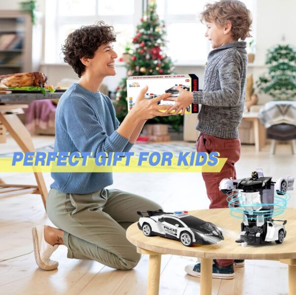 Dolanus Remote Control Car - Transform Robot RC Cars, Toys for Ages 5-7, Kids Toys, 4 Year Old Boy Toys, Toys for 3 4 5 6 7 8 10 12 Years Old Boy, Gifts for Boys Kids Toddlers Birthday