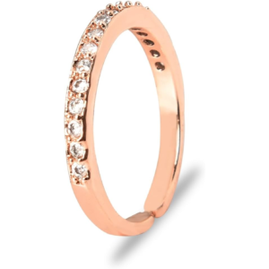 Stackable Eternity Ring for Women Girls Girlfriend Rings for Women Wedding Engagement Band Ring Simple Adjustable Band