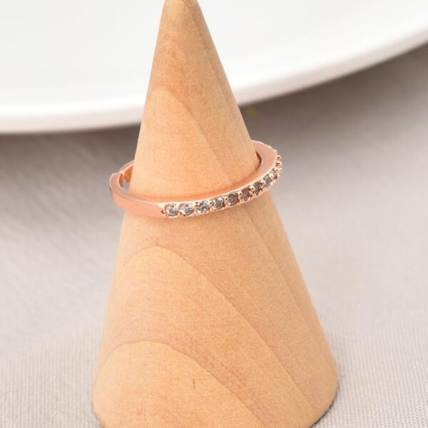Stackable Eternity Ring for Women Girls Girlfriend Rings for Women Wedding Engagement Band Ring Simple Adjustable Band