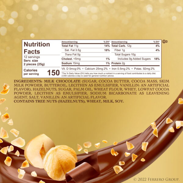 , Premium Gourmet Milk Chocolate Hazelnut, Great Easter Gift, 24 Count