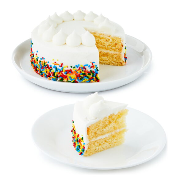 5" Vanilla Cake with Vanilla Icing, 15.9 Oz, Refrigerated, Regular